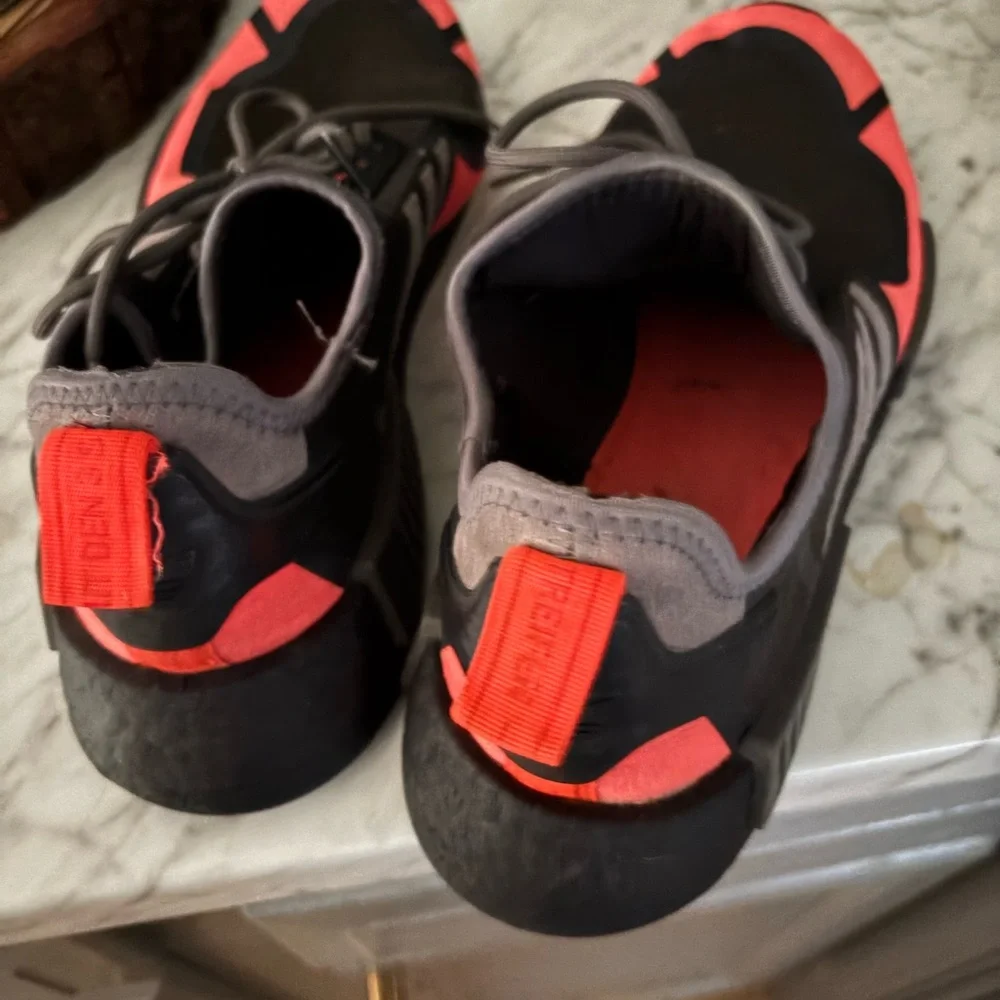 adidas Black & orange Low-Top NMD Runner Sneakers